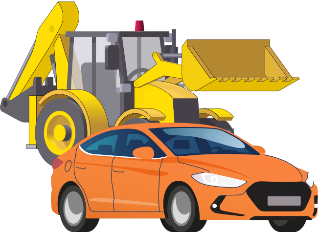 heavy machinery and automobile shipping